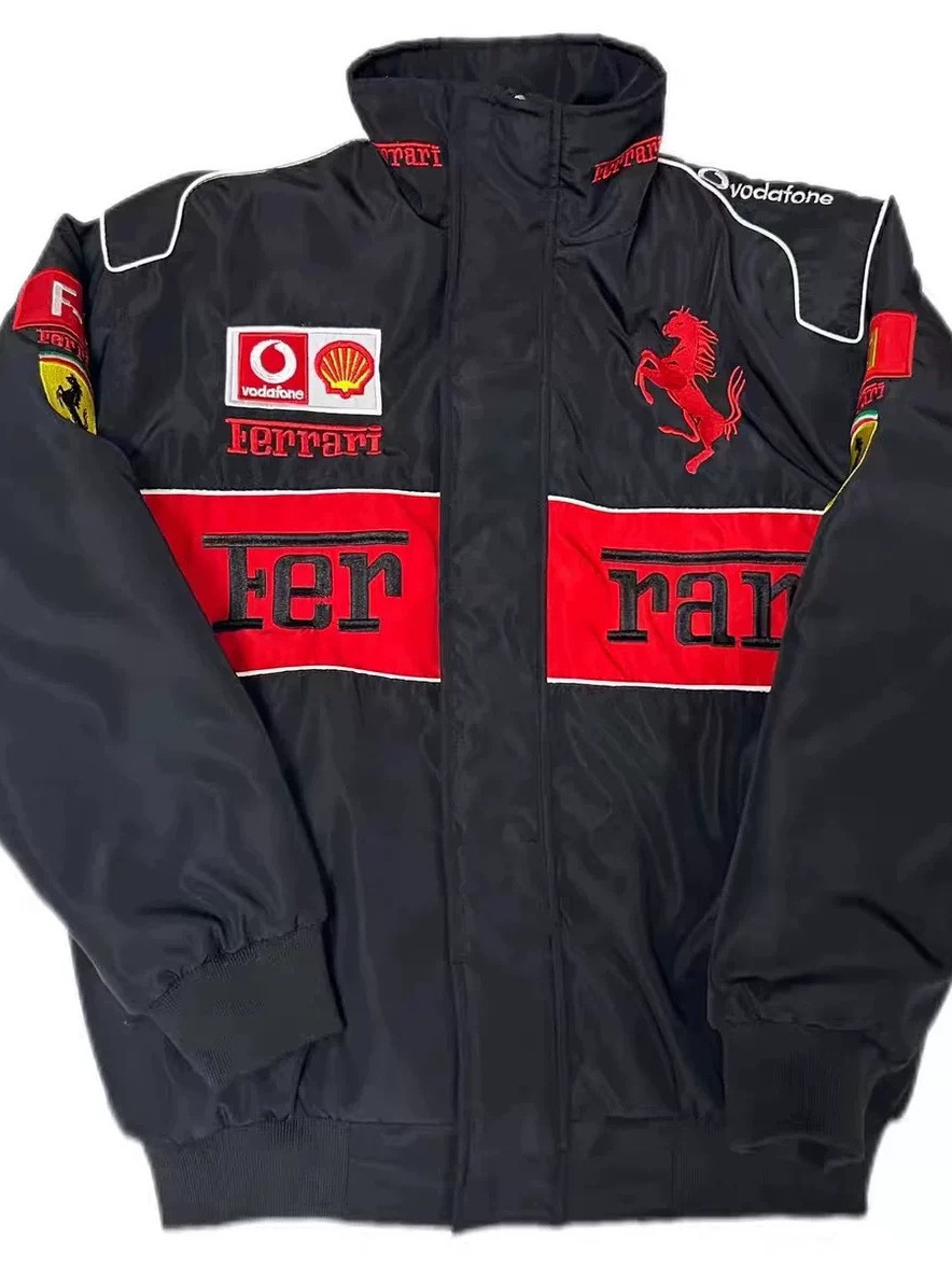 25 cross-border hot sale F1 jacket French racing suit jacket full embroidered Lari jacket racing cotton suit 2