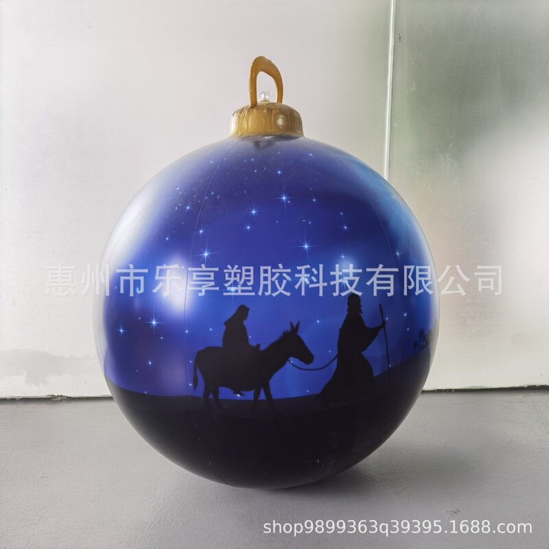 工場在庫 PVC製 インフレータブル クリスマスボール クリスマス会場装飾 雰囲気ランタン|undefined