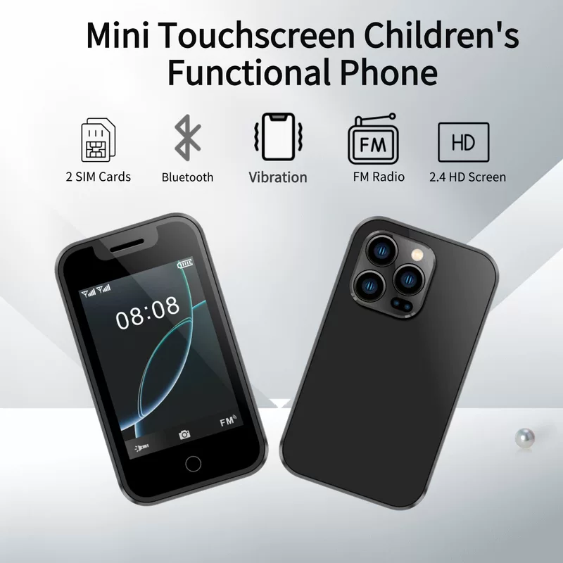 Маленький мобильный телефон, 4 дюйма, сенсорный экран, Bluetooth