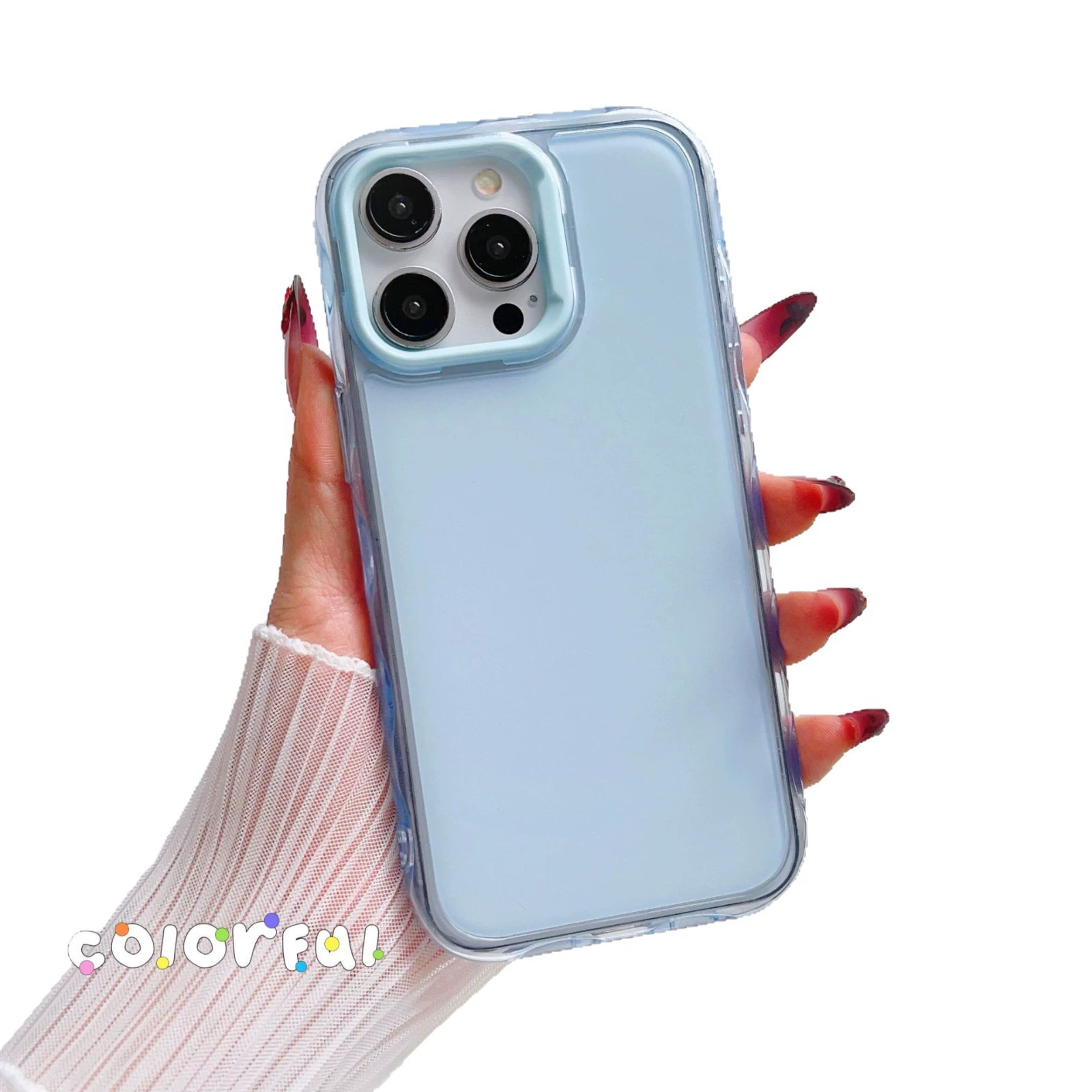 Чехол для телефона Apple iPhone 15–17 совместимый, защита объектива 3-в-1, пастельные цвета