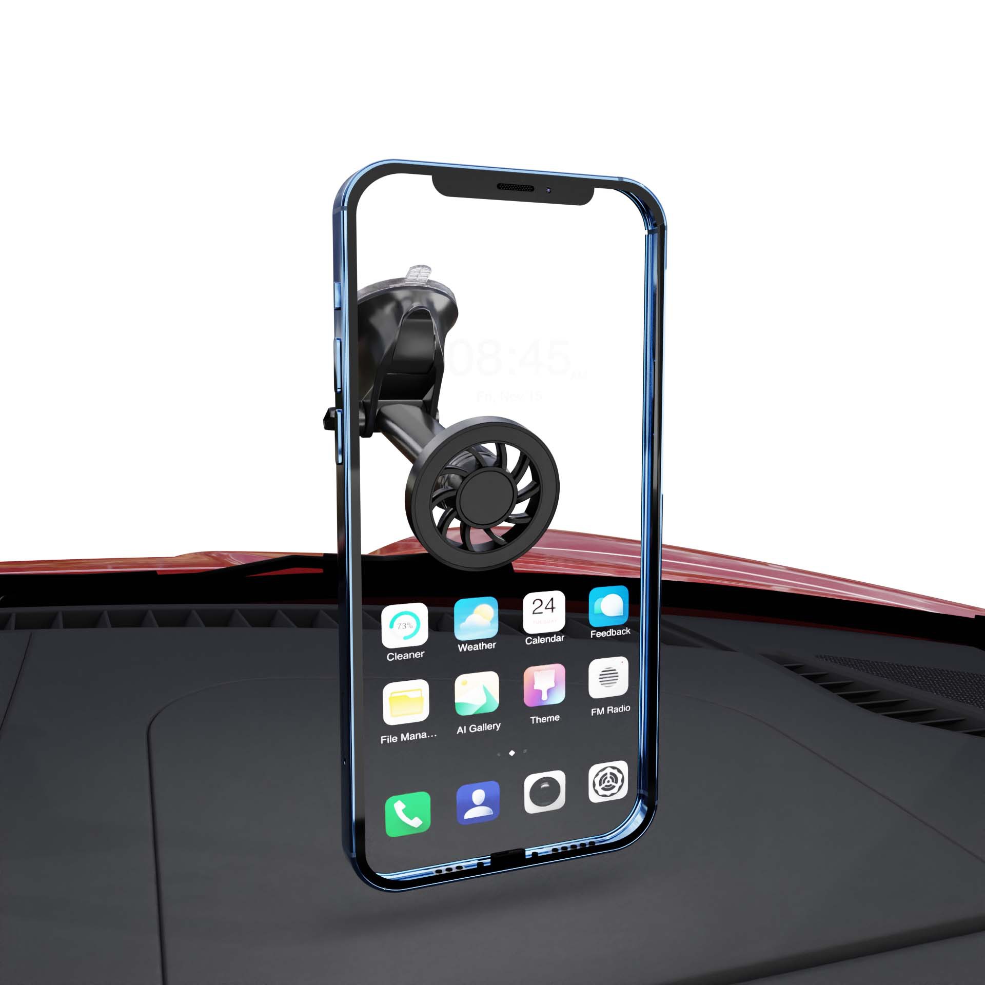 2025 nuevo soporte para teléfono móvil para automóvil soporte de navegación para automóvil panel de instrumentos parabrisas fijo soporte de explosión universal