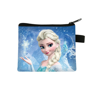 New Frozen-Themed Coin Purse for Kids, Cute Mini Storage Wallet, Large Capacity Portable Key and Card Holder Wholesale