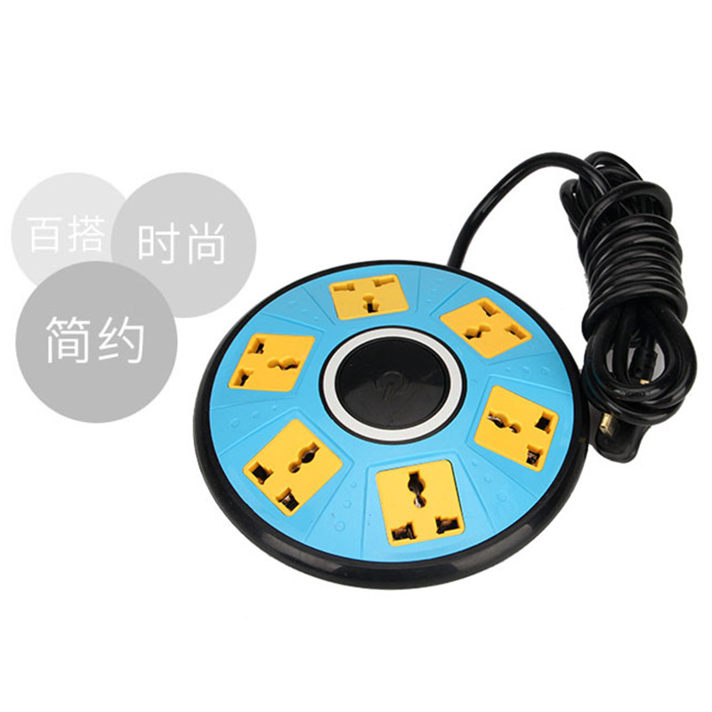 Comercio exterior exportación en el extranjero nueva carga creativa UFO platillos voladores redondos USB placa de enchufe fabricantes