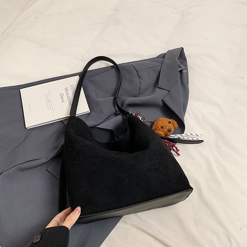 Bolso retro para mujeres 2024 invierno nuevo estilo de moda gran capacidad de alta sensación bolso de moda ocio bolso de hombro