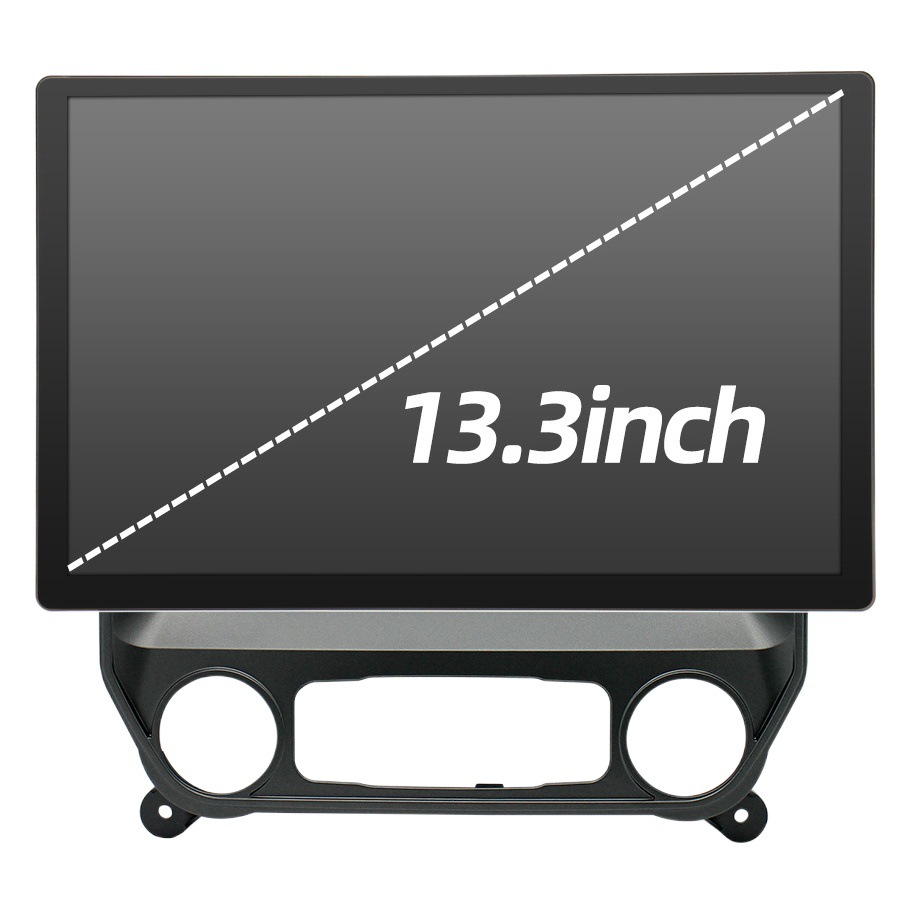 Aplicable a 13,3 pulgadas Chevrolet 14-18 solode CarPlay coche Android navegación coche todo-en-una máquina