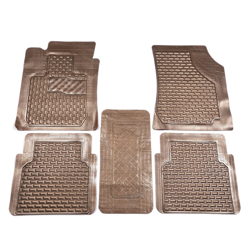 Universal Cuttable PVC Universal Suction Cup Car Floor Mat (Universal Foot Pad) - one-piece-gold