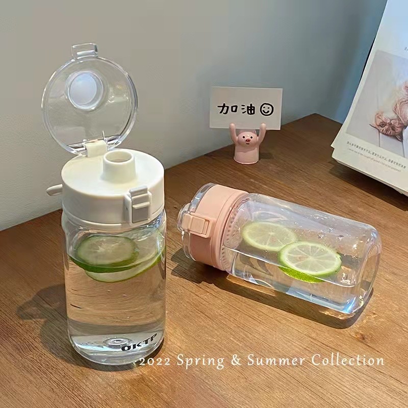 耐高溫超大容量水杯ins風 大容量水杯運動簡約便攜太空杯塑料水杯