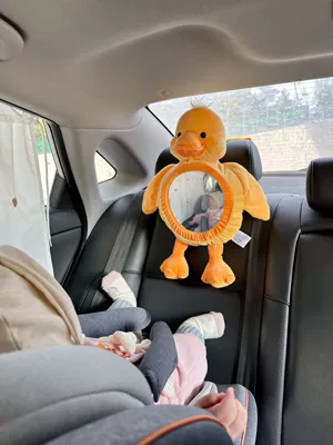 baby observation mirror car hanging — Rearview mirror/rearview mirror - yellow-duck-observation-mirror