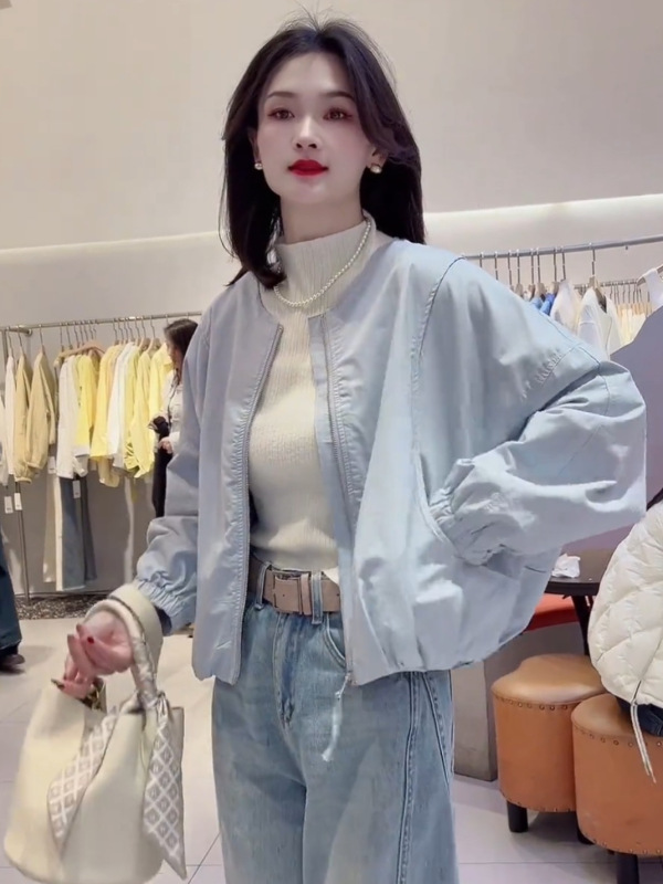 短款外套女秋季新款2025年流行薄款超好看棒球服休闲百搭夹克上衣|undefined