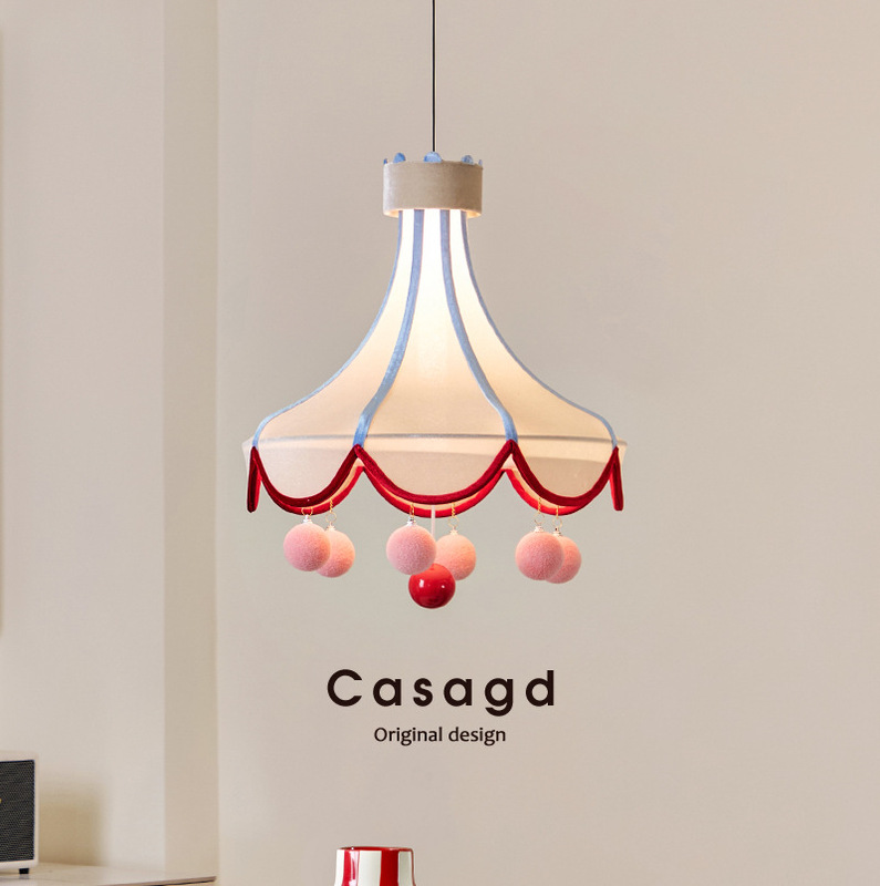 Original Design Circus-Style French Retro Chandelier 2026 New Model Fabric Bedroom Lamp Dreamy Children's Room Lighting Original Design Circus-Style French Retro Chandelier 2026 New Model Fabric Bedroom Lamp Dreamy Children's Room Lighting
