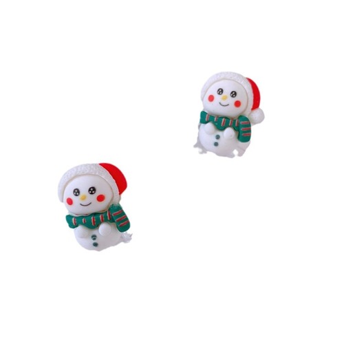 Christmas Tail Clip Exam Paper Ticket Paper Document Storage Snowman Reindeer Notebook Office Stationery Cross-border 