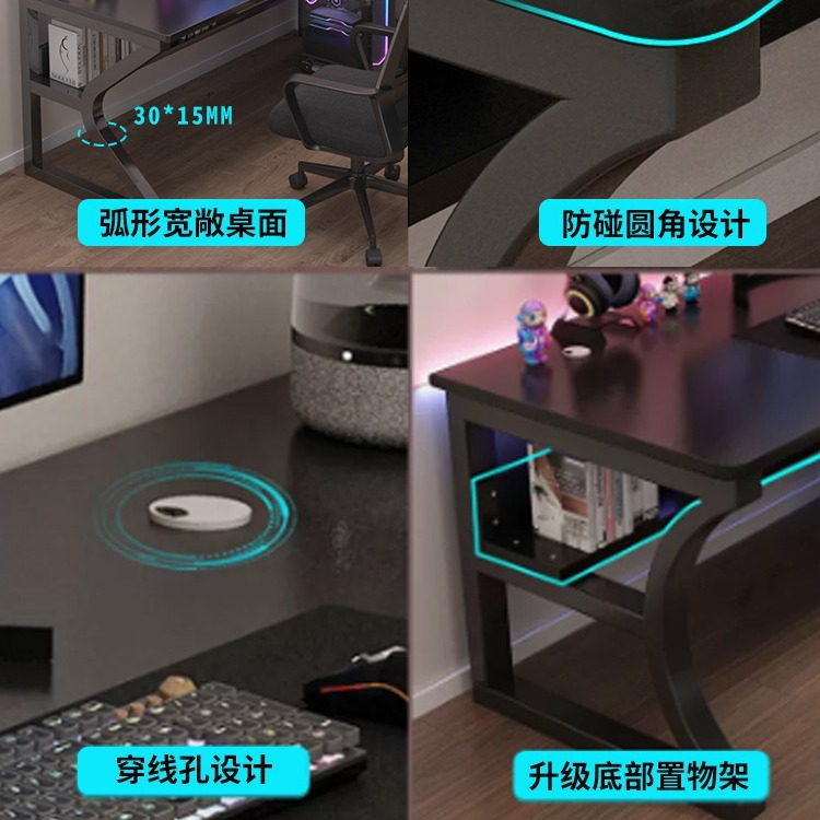 Escritorio de computadora dormitorio mesa de estudio estudiantil estante escritorio de oficina simple escritorio de oficina