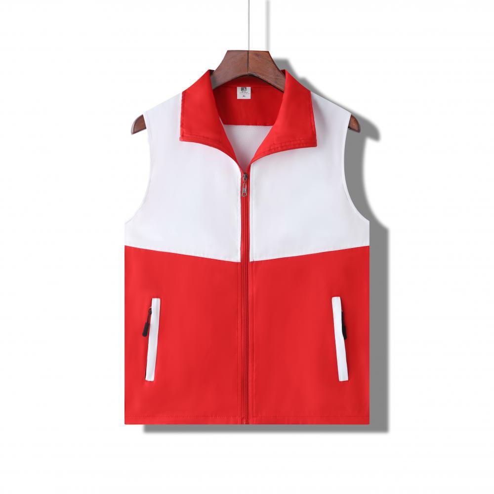 Chaleco voluntario de la Cruz Roja chaleco voluntario chaleco de actividad comunitaria ropa de trabajo impresa logotipo impresa camiseta publicitaria