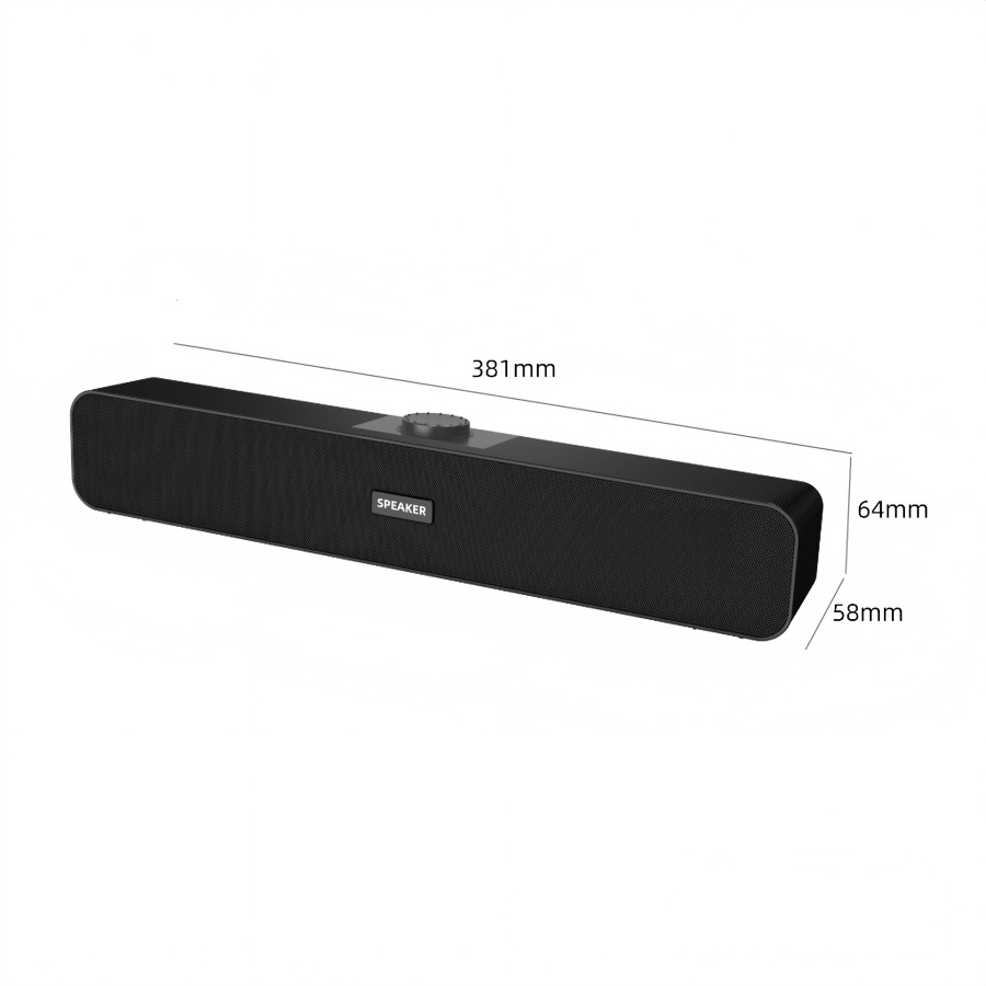 Altavoces Bluetooth portátiles de banda larga sonora en stock, altavoces de computadora transfronterizos USB cableados, entrega de 24 horas