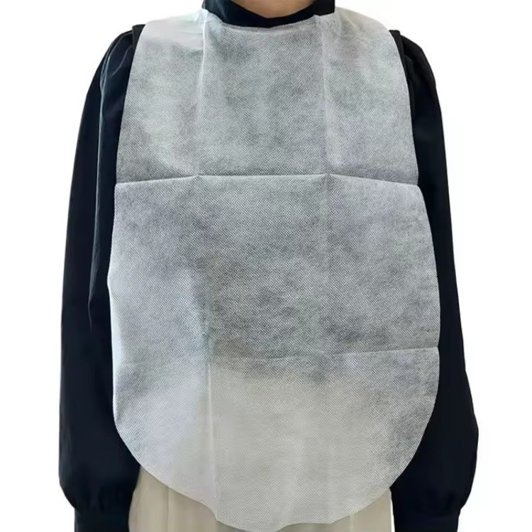 Delantal desechable japonés no tejido langosta mariscos olla caliente barbacoa barbacoa restaurante delantal desechable calidad A