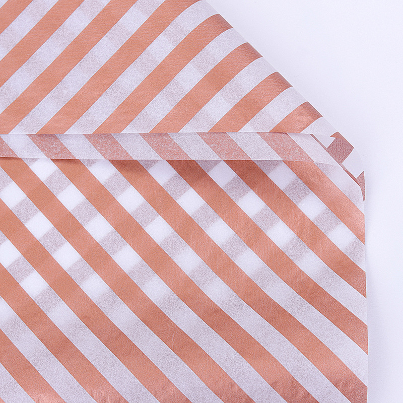 Papel de copia plegable metálico 20 hojas 50x70cm papel de tejido de Navidad papel de pera en stock papel de embalaje