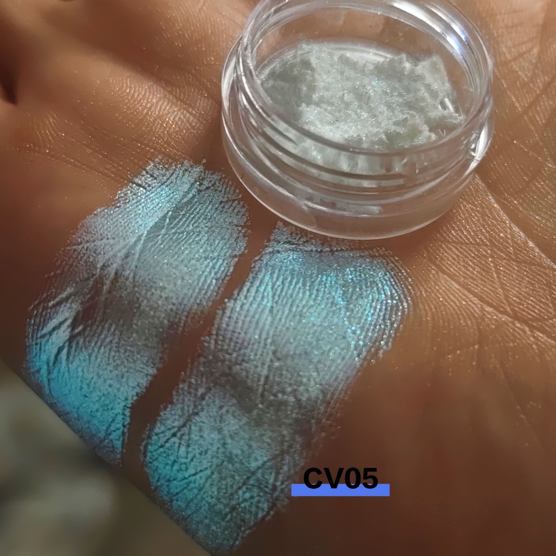 跨境新品CV冷色极光变色龙偏光粉小众高光幻彩色变色龙粉0.2g