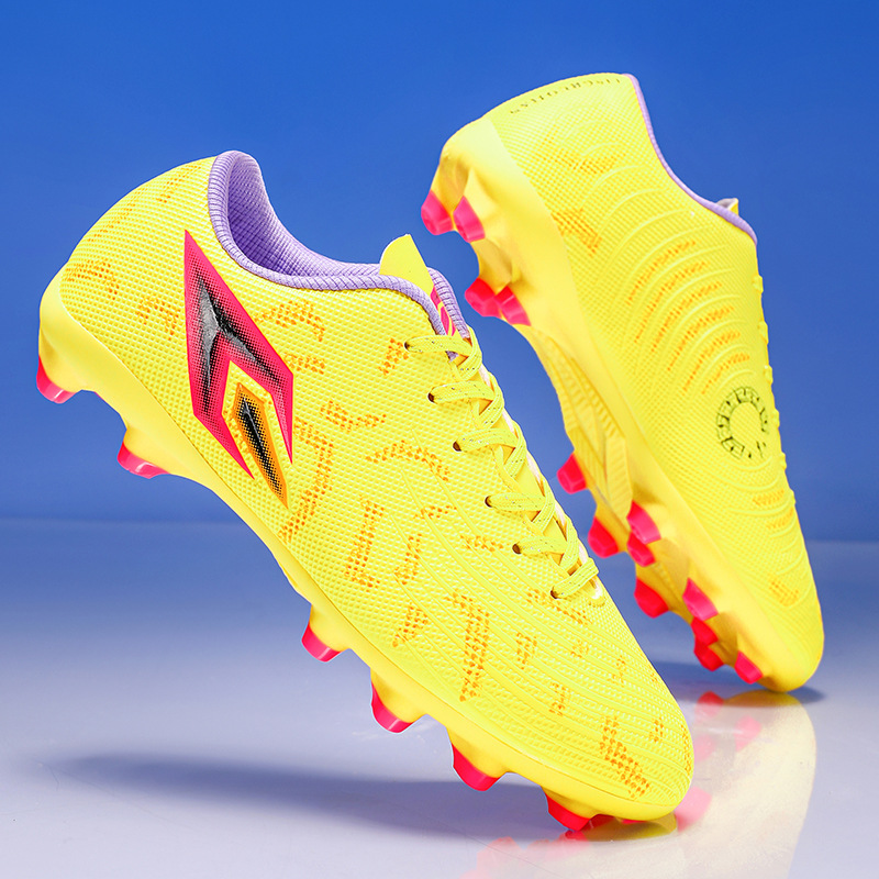 Nuevas zapatillas de fútbol de caña baja para adolescentes, estudiantes y adultos, adecuadas para césped artificial, con tacos largos y cortos para entrenamiento y_voghion.com