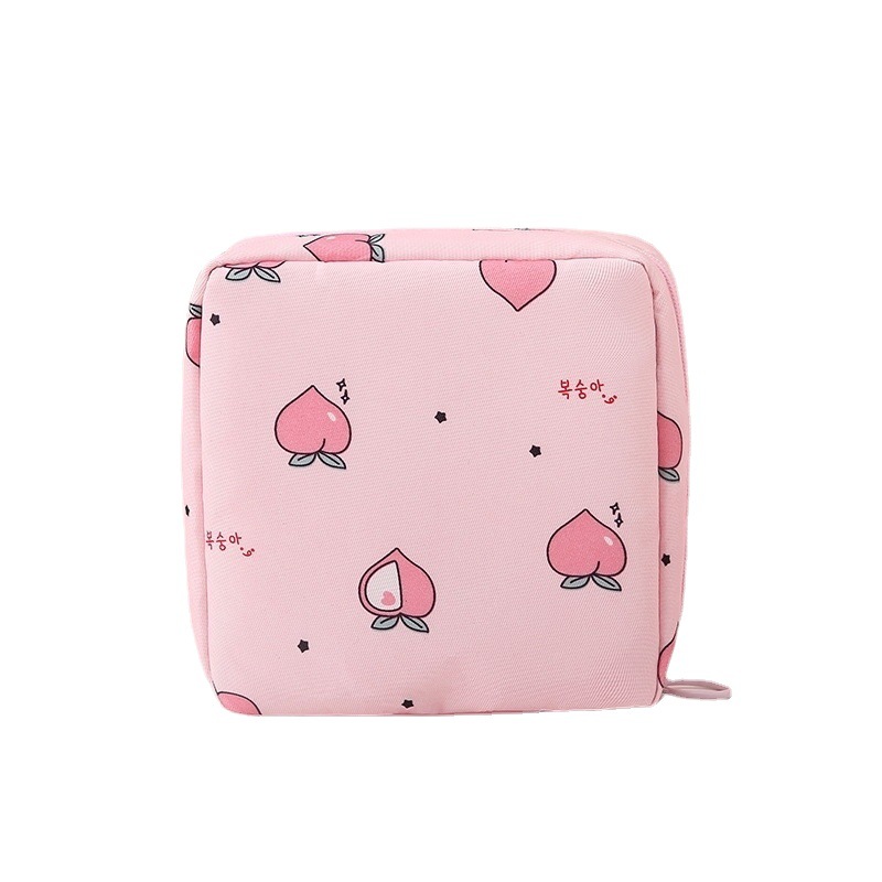 Bolsa de almacenamiento de toallas sanitarias tía toalla bolsa de almacenamiento portátil impermeable Paquete de gran capacidad para período fisiológico bolsa pequeña toalla mensual bolsa de almacenamiento portátil