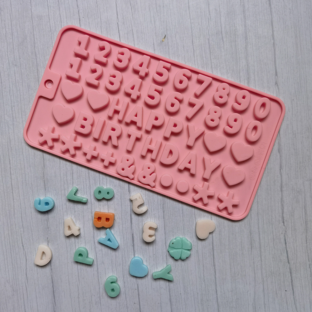 Digital Chocolate 458 Molde de silicona para pastel Molde de pan de tarta de gelatina Herramientas para hornear