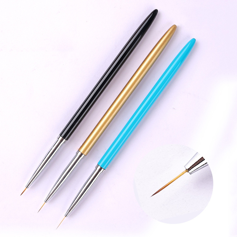 Cross-Border 3-Piece Wire Pen Manicure Set Multi-Color Manicure Painting Flower Outline Pen Manufacturer Wholesale Graffiti Art Cross-Border 3-Piece Wire Pen Manicure Set Multi-Color Manicure Painting Flower Outline Pen Manufacturer Wholesale Graffiti Art