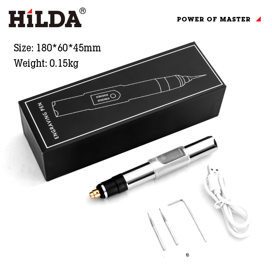 Nuevos productos de mano recargable electro-molido lápiz con pantalla de pantalla de piedra grabado lápiz Bodhi anillo pulido micro-escultura