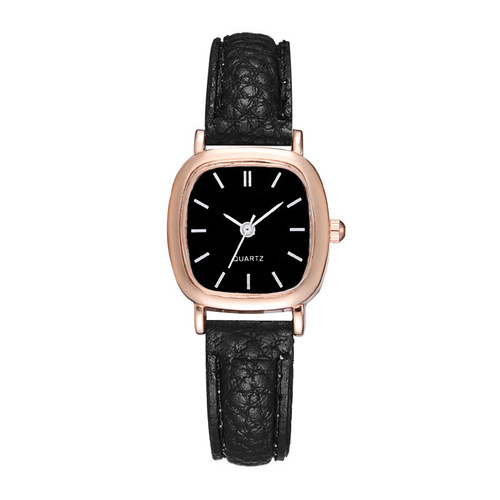Square watch for men and women, minimalist, personalized, retro, quartz, strap watch for women