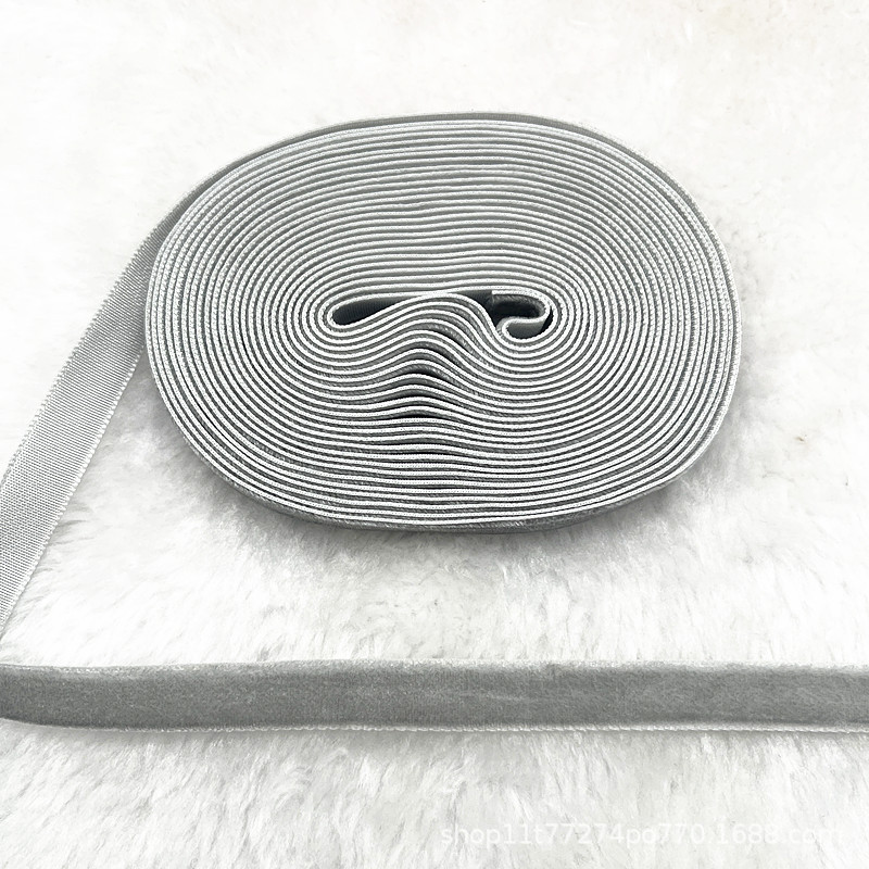 Fabricantes al por mayor 1CM hechos a mano embalaje de regalos de cinta de lana unilateral cinta de cebolla cinta de terciopelo decoración DIY