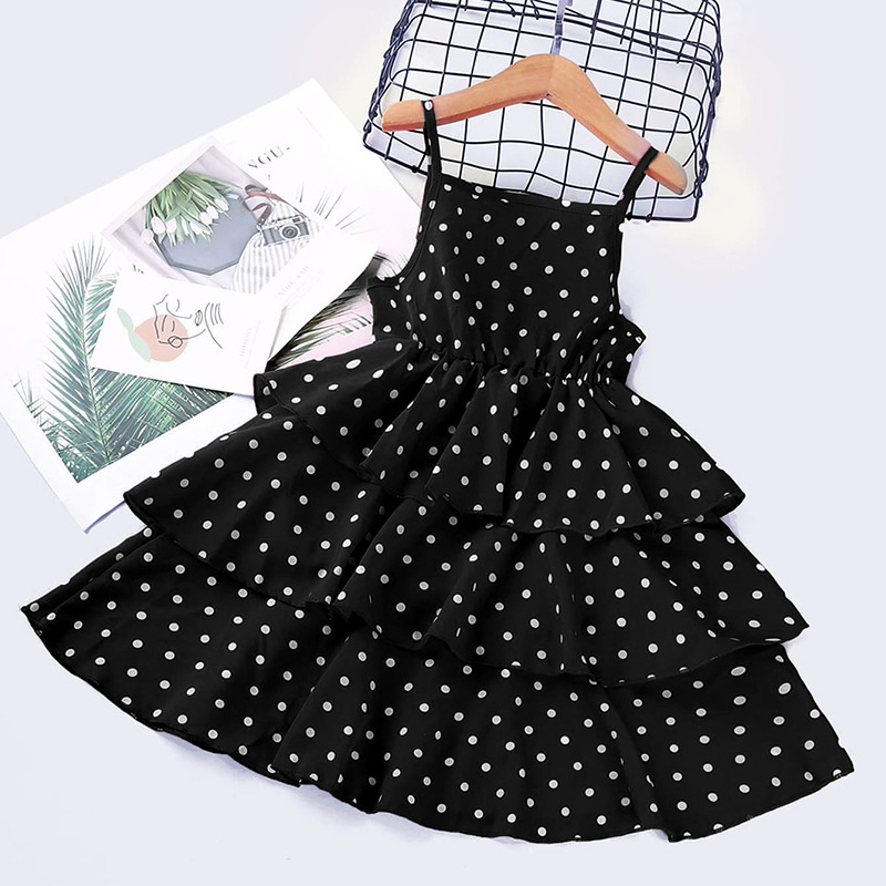 Girls' 2023 Spring and Autumn New Long sleeved Denim Coat with Suspended Skirt Children's Two Piece Set_voghion.com