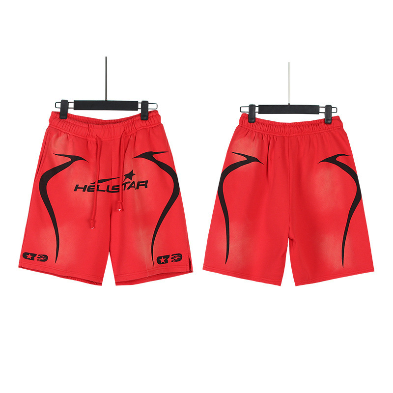 Hellstar Sweat Shorts Loose Red