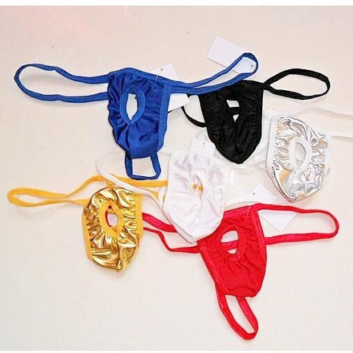 Men's Sexy Underwear Sexy Underwear U-Shapes Bag Loopholes JJ Set Free Crotch G-string
