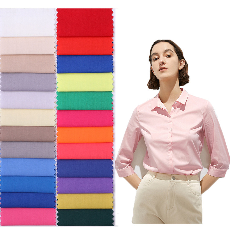 Textil plano TC poliéster tela de forro de algodón