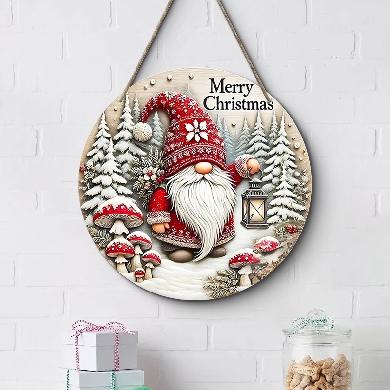 クロスボーダークリスマスクリエイティブ吊り下げ装飾木製工芸品ラウンドドアサイン木製吊り下げタグシリーズ 20Cmos 吊り下げ|undefined
