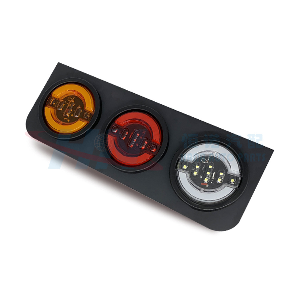 Triple Placa de hierro luz trasera triple Centro de Luz Placa de hierro luz trasera 24V luz trasera 24V LED Luz trasera LED luz lateral