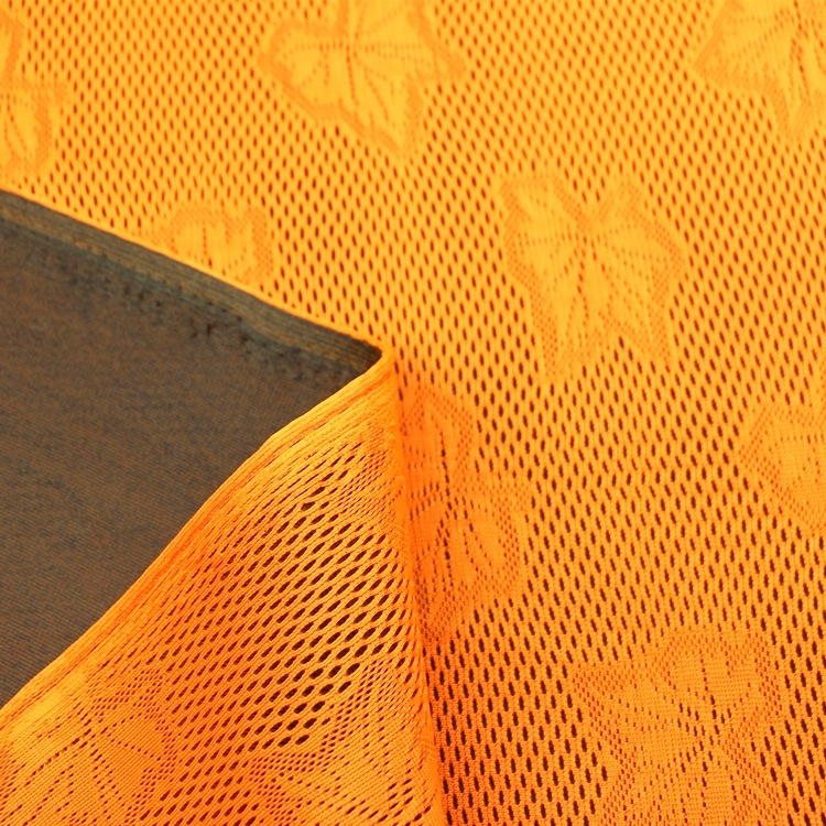 提花3D三明治网眼布全涤床垫坐垫椅子枕头黑底三明治3D网眼布面料