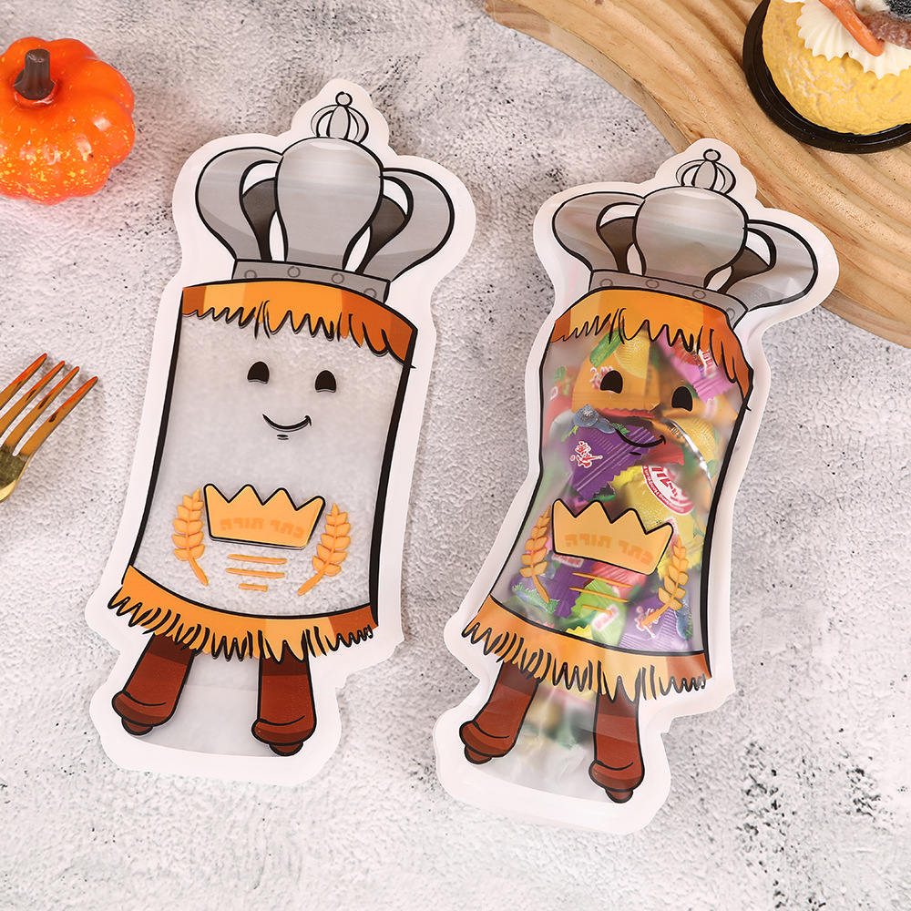 万圣节加厚卡通可爱饼干自立袋烘焙甜点雪花酥蔓越莓糖果包装袋