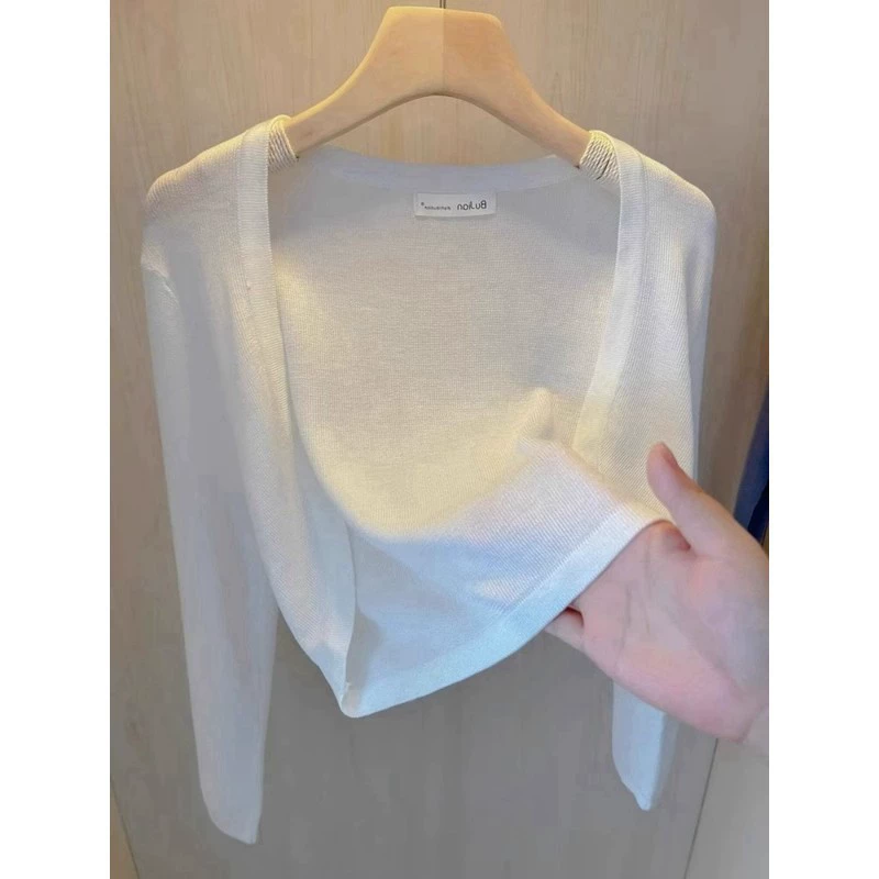 Вязаный кардиган, летнее slip dress, куртка, короткое плащ-палто, защита от солнца