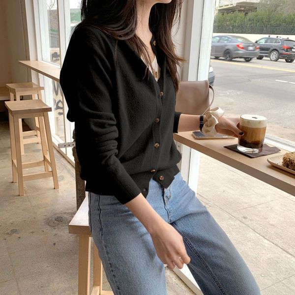 Autumn black thin jacket
