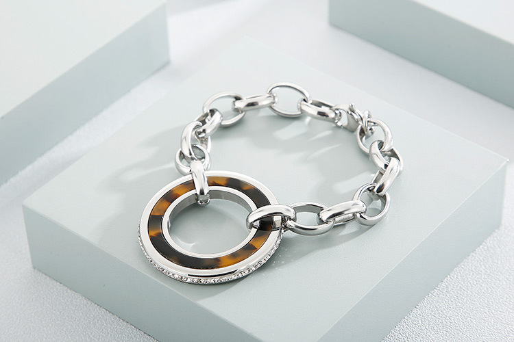 new fashion stainless steel clavicle chain necklace earrings sets accessories