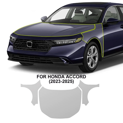 Cross-Border Exclusive Supply for Honda Car paint protective film - front-cover-pair-of-front-fender-tpu-protective-film-tpu75mil-transparent-paint-film