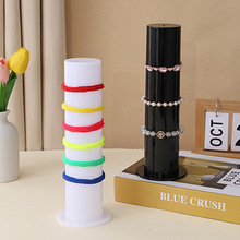 跨境热卖摆摊手链用的展架发箍头饰陈列架圆管头发绳子皮筋收纳架