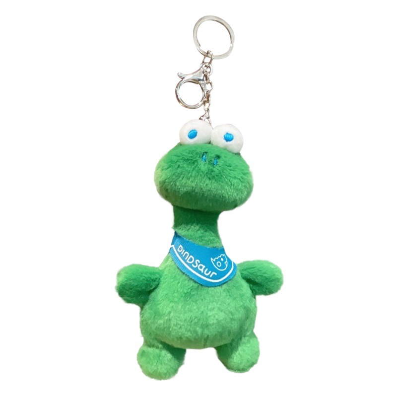 Llavero de muñeco de dinosaurio de peluche, colgante decorativo para mochila o regalo creativo