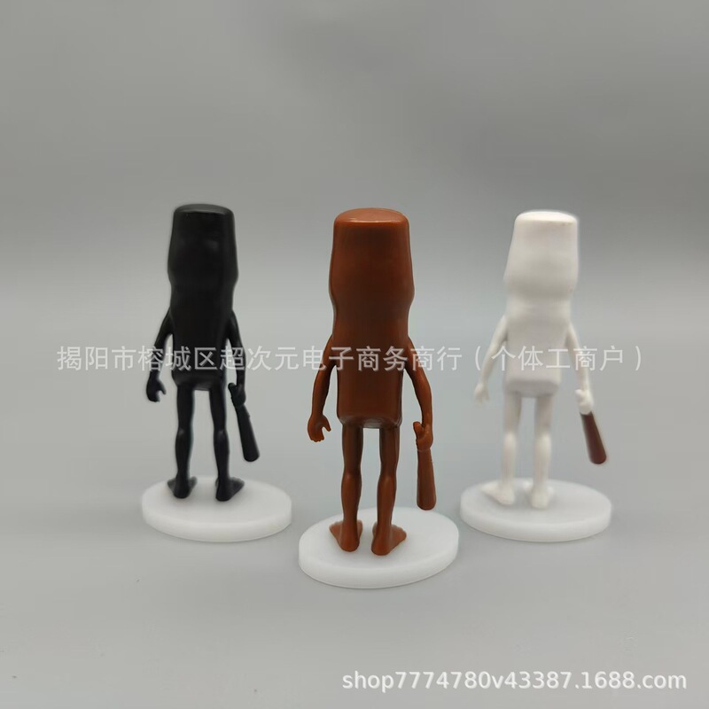 网红跨境外国山海经手办恶搞人物通通通木棍人模型创意公仔摆件批|undefined