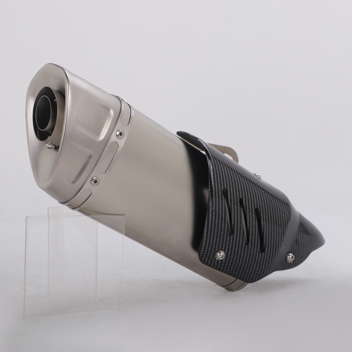 Suitable for modified diagonal quad-corner exhaust pipes for Sai 800, Chunfeng 655, Wuji SR450X, CBR500, and Kaiyue 625X