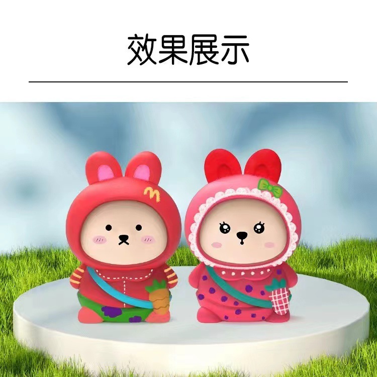 3D Backpack Rabbit/Height 5.5CM