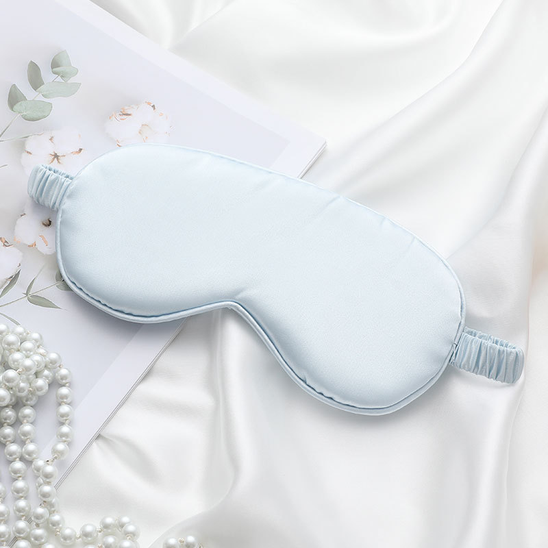 睡眠用アイマスク 昼休み用 遮光性 通気性 伸縮性 目の保護 プリントロゴ 両面シルク 卸売 遮光力抜群|undefined