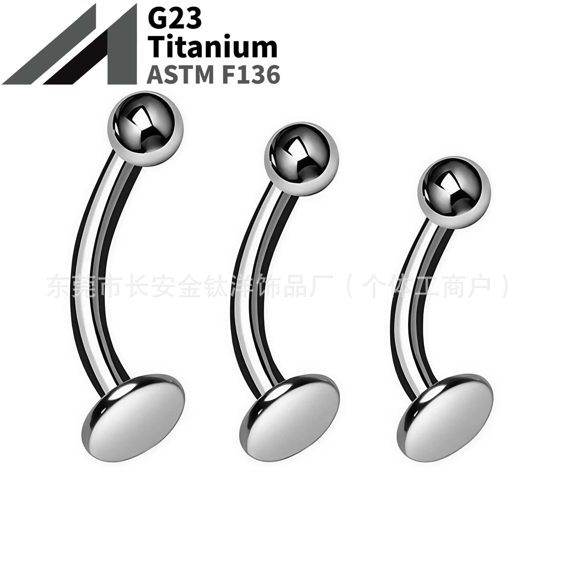16G labret stud size and finish detail