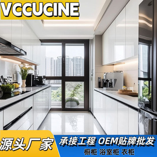 Foshan Whole House Customized Australian Paint White Wall Cabinets Kitchen Cabinets Export Foreign Trade Engineering Standard Cabinet Manufacturers