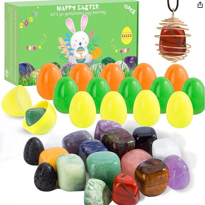 Huevo de Pascua bloques de construcción traje caja ciega juguetes de fiesta para niños DIY simulación huevos juguetes de Pascua traje