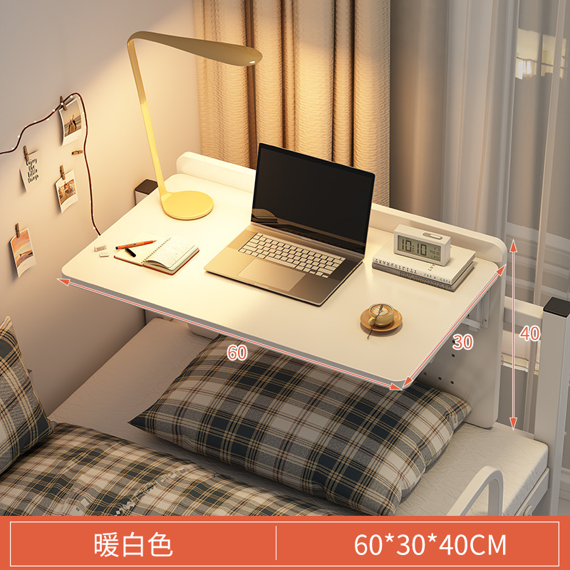 Mesa de cama plegable perezosa cuelga mesa de computadora dormitorio artefacto escritorio dormitorio estudiantil escritorio pequeño